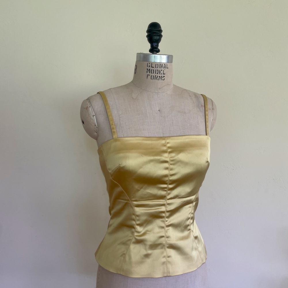 Vintage / y2k Dolce & Gabbana silk Corset